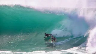 Barrels and Brawls - Drop-in on Dusty Payne at Honolua Bay leads to collision (January 1, 2019)