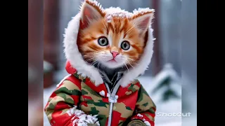 Смешное Поздравление с 23 февраля!😍🐱🤩