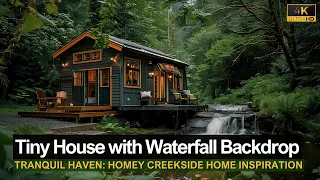 Tranquil Haven: Homey Creekside Tiny House with Breathtaking Natural Surroundings