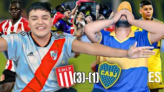 Estudiantes (3) vs (1) Boca Juniors  | Reacciones De Hinchas | Semifinal Copa De La Liga 2024