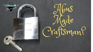 (1707) Craftsman Padlock Made in Germany by Abus!