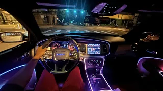 TOOK MY HELLCAT REDEYE TO THE CITY AT 3AM POV DRIVE…