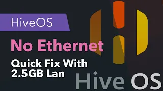 HiveOS - Quick Fix For No Ethernet