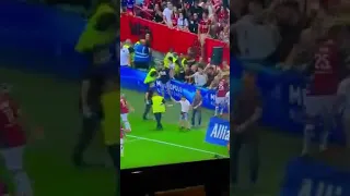 Nice vs Marseille match abandoned - the altercation as fans invade pitch