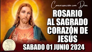 ROSARIO AL SAGRADO CORAZÓN DE HOY SABADO 01 JUNIO 2024 ((Sagrado Corazón de Jesús))