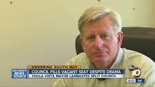 Steve Miesen speaks on appointment to Chula Vista City Council