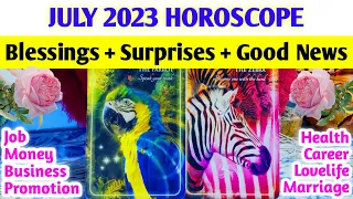🪐JULY 2023 Prediction 🎁BLESSINGS ,GOOD NEWS & SURPRISES COMING YOUR WAY🌻TAROT CARD READING☄️💫