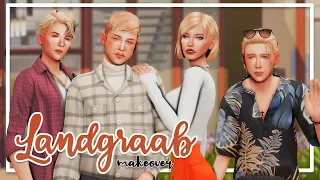 Giving the LANDGRAAB'S the ULTIMATE makeover! + CC List | Sims 4: Townie Makeover CAS