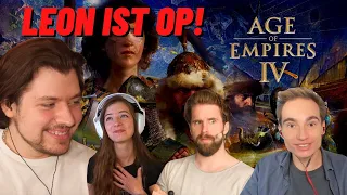 Age of Empires 4: Multiplayer gameplay im FFA mit Bonjwa Honor, Leon und Maurice!