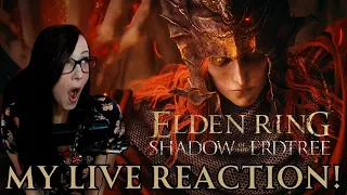 Elden Ring Shadow of the Erdtree DLC Trailer - LIVE REACTION!