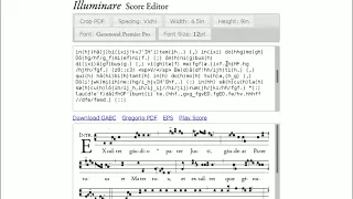 Tweaking GABC Output - Gregorio chant linebreaks