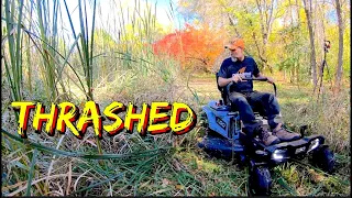 Brutally testing a new Mower - the First of its Kind