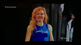 Becky Lynch & SD invades RAW with an all out assault on Team Raw & Ronda Rousey RAW 11/12/18