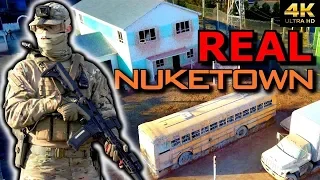 Pro Airsoft Player on REAL LIFE 1:1 NUKETOWN 😱
