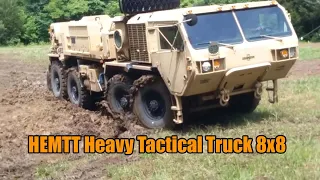 Oshkosh HEMTT Heavy Tactical Truck 8x8 Off Road Mud