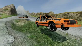 Downhill Racing and Crashing #4 | CrashHard Beamng Drive | CrashIcon