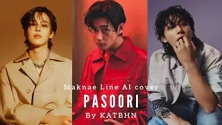 BTS Jimin, V and Jungkook AI cover- Pasoori, Ali Sethi x Shae Gill, Coke Studio, Season 14