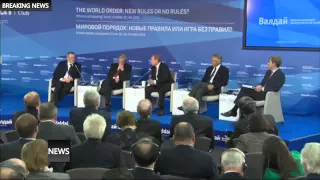 Путин шутит и подкалывает своего оппонента 2015!!!