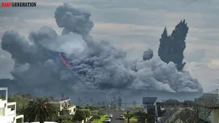 Horrible today: Explosive eruption of Stromboli volcano hit capital city sicily, withTsunami waves