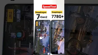 Snapdragon 7+Gen2 vs 778G+ SpeedTest 🔥🔥🔥