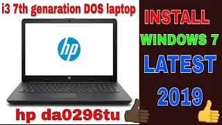 Install Windows 7 on your 7th & 8th gen computer latest 2019 with proof.