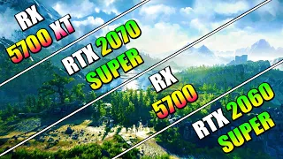 RX 5700 XT vs RTX 2070 SUPER vs RX 5700 vs RTX 2060 SUPER | Tested in 19 PC Games