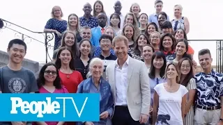 Prince Harry Reenacts A 'Chimp Greeting' With Dr. Jane Goodall — See The Hilarious Moment | PeopleTV
