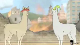 Lamas mit Hüten 3 Deutsch
