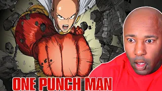 First Time Watching "ONE PUNCH MAN" S1 Ep 1-9 | REACTION|