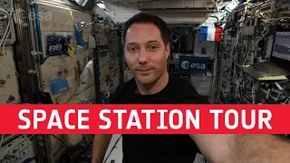 Space Station tour with your guide Thomas Pesquet | 4K [in French with English subtitles available]