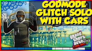 *WITH CARS* Godmode With Guns & Cars Gta 5 Online SOLO Godmode Glitch Easy How To Drive Cars New job