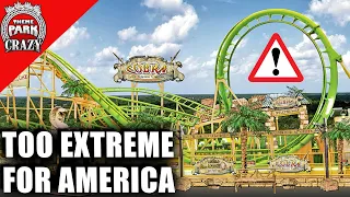 A Roller Coaster "TOO DANGEROUS" for America? - The Wild Wind Story