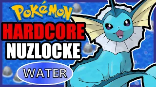 Pokemon Fire Red Hardcore Nuzlocke - Water Types Only (No Items or Over-Leveling)