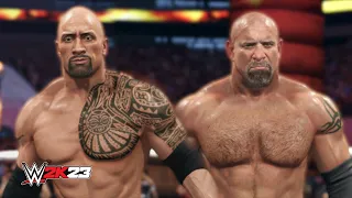 WWE 2K23 - The Rock Vs Goldberg FULL GAMEPLAY (PS5)