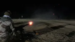 M2HB shoot on tank range