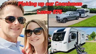 Picking up our Coachman Laser 875