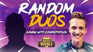 Random Duos - Ninja Matches The Coolest 7 Year Old!! - Fortnite Battle Royale Gameplay