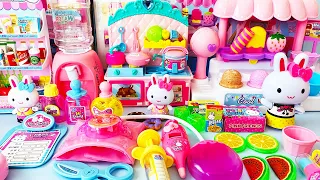 60 Minutes Satisfying with Unboxing Pink Rabbit Miniature Cooking Playset Toys  ASMR | Review Toys