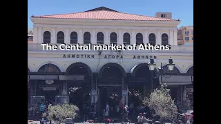 4K Walking around the central market of Athens| cheap and high-quality|live in Greece|雅典中央市场|生活在希臘