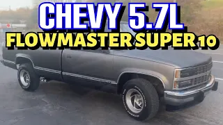 1988 Chevy Silverado K1500 EXHAUST w/ FLOWMASTER SUPER 10!