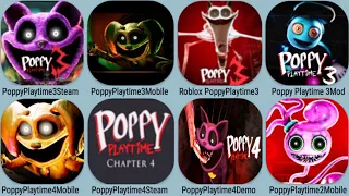 Poppy Playtime Chapter 3 Roblox ,Poppy Playtime 4 Mobile, Poppy 2, Poppy 3 Mod, DogDay, Poppy4Demo