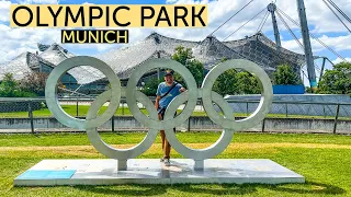 Visiting the site of the 1972 Olympic Games in Munich, Germany