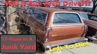 Abandoned In A Junkyard for 17 Years - 1977 Ford LTD Station Wagon - Will it run?