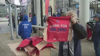 Fans excited for Cleveland Guardians playoff baseball at Progressive Field