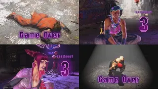 Street Fighter 6 - All Character’s Continue/Game Over Animations - PS5