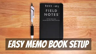 How I Use My Field Notes Notebook With My Bullet Journal