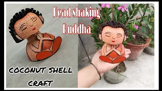 coconut shell craft ideas | DIY | coconut shell Buddha craft | craft tutorial|