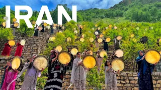 IRAN 🇮🇷 A thousand of Daf players ceremony in Bayangan village 🎵