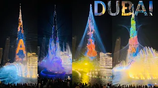 Burj Khalifa Breathtaking Laser light Show 2023 & Amazing Dubai Fountain Show are back