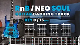 RnB / NEO SOUL GUITAR Backing Track in C/Am 🎸 75 BPM